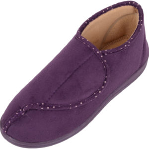 Dr Lightfoot Memory Foam Slippers - Purple