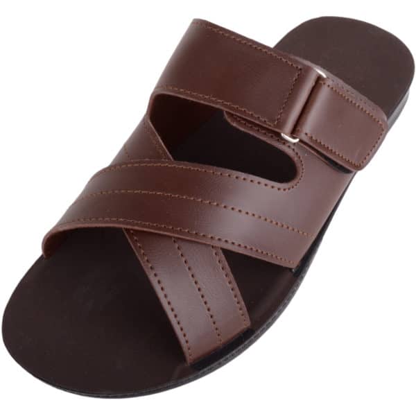 Men's Faux Leather Slip On Summer Sandals / Mules
