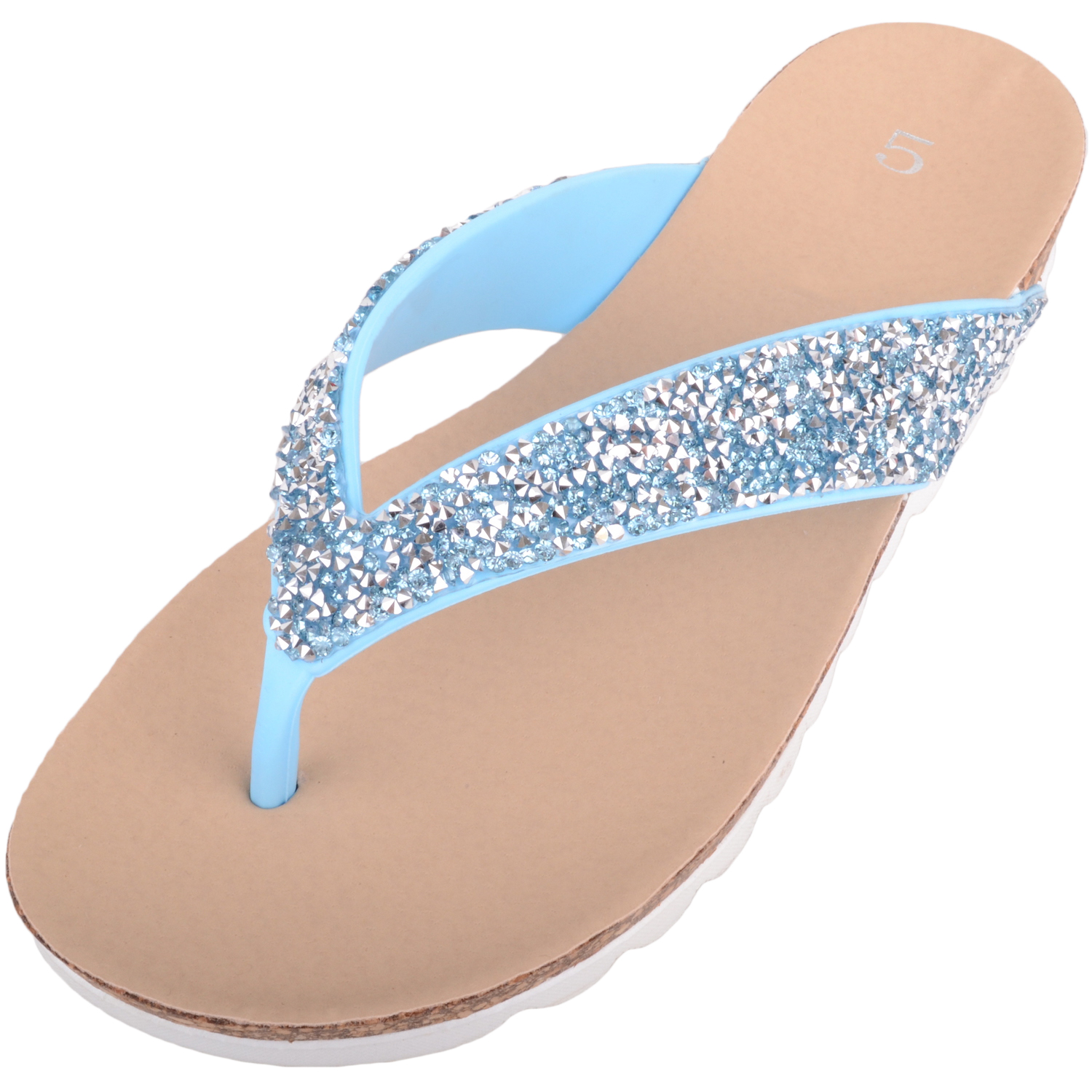 Jewel Encrusted Flip Flops / Sandals 