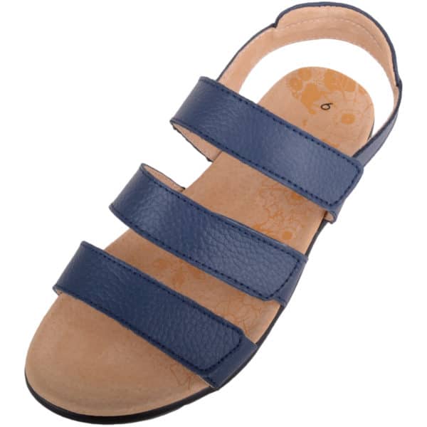 Ladies Casual Leather Wide Fitting Summer Sandal / Shoes