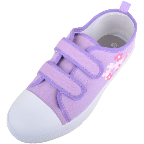 Children’s Slip On Canvas Shoes with Ripper Fastening