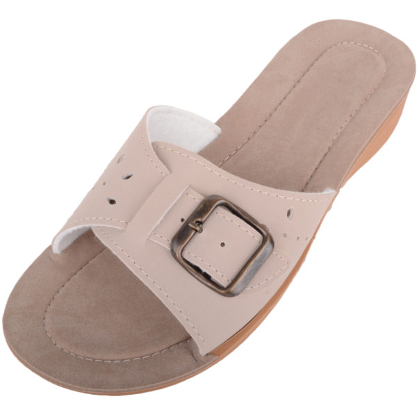 Ladies Slip On Holiday Wedge Sandals / Shoes