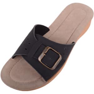 Ladies Slip On Holiday Wedge Sandals / Shoes