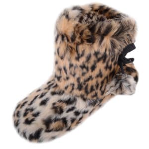 Children's Slip On Boots / Slippers with Animal Print Design