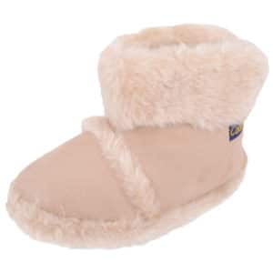 Children's Slip On Booties / Slippers with Faux Fur Lining