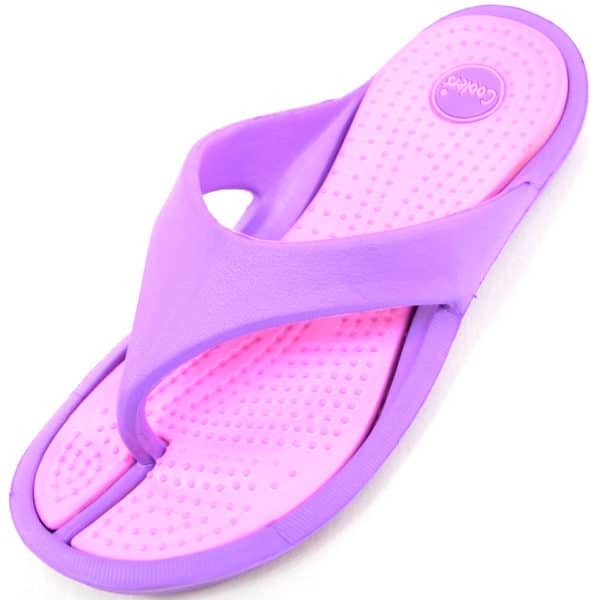 Women's Light Weight Rubber Summer Flip Flops / Sandals