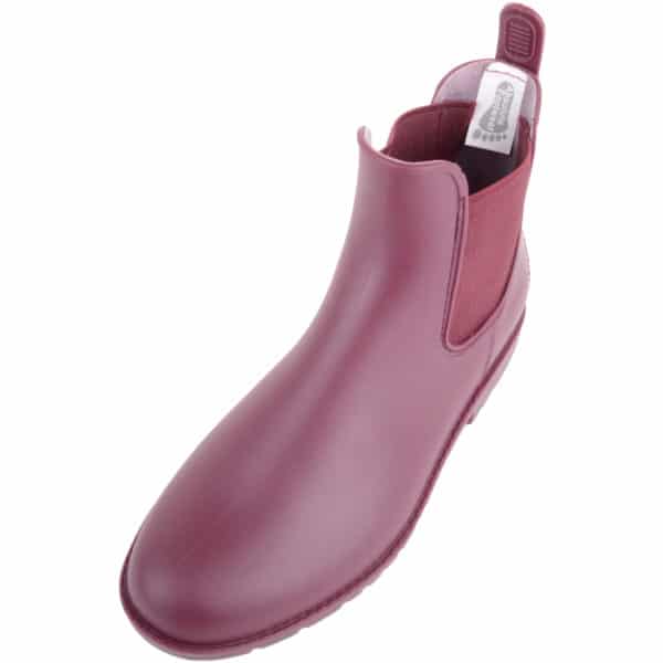 Women's Leah Waterproof Ankle Rain Boot - Burgundy